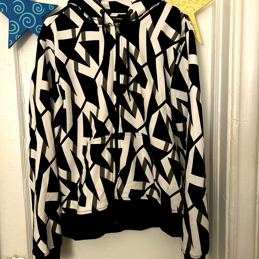 Michael Kors zip up hoodie Sz M women’s